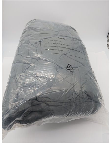 Topper para colchones de 140 x 200 cm, suave, con bolsillos profundos, protector de colchón lavable a máquina, color gris oscuro
