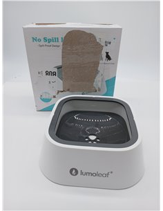 LumoLeaf - Water Bowl for Dogs (1 L, Anti-splash, Anti-Leak, Water Dispenser for Cats and Pets 2