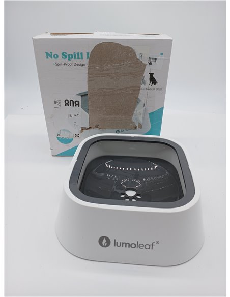 LumoLeaf - Water Bowl for Dogs (1 L, Anti-splash, Anti-Leak, Water Dispenser for Cats and Pets