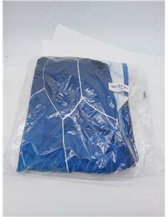 Juego de cama de 90 x 190 cm, diseño de fútbol, color azul, funda nórdica para 1 persona, estampado deportivo, fundas nórdicas c 2