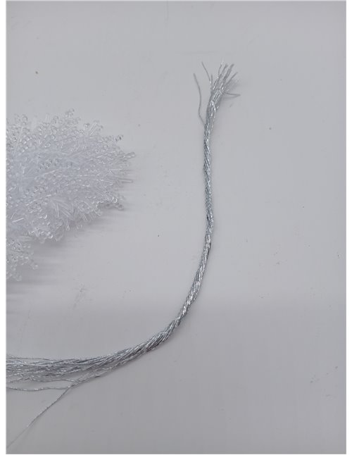 Naler 20 Copos de Nieve Navideños Plásticos Transparentes para Decoración de Árboles de Navidad