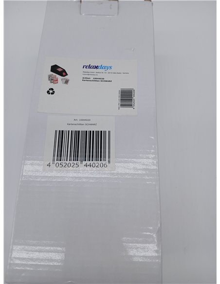 Relaxdays Repartidor Cartas, Dispensador para 4 Barajas, Accesorios Blackjack, Plástico, 10 x 10 x 25 cm, Negro