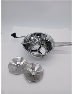 Moulinex Classic - Molinillo de verduras manual, incluye dos parrillas, acero inoxidable, tamaño pequeño, apto para lavavajillas 2
