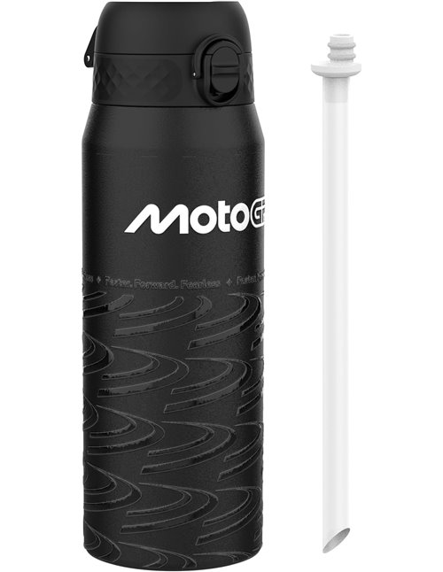 ion8 MotoGP Camouflage Thermal Bottle 750ml (24oz) Leak Proof, Easy to Open, Secure Lock, Carry Handle, Dishwasher Safe, Stainle