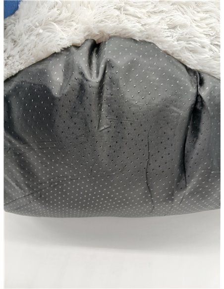 Cama Mullida para Perro en Forma de Concha Cesto de Felpa para Gato Cama para Mascotas de 70 cm Sofá Lavable para Gato Y Perros 