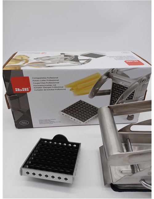 IBILI - Professional potato cutter, stainless steel, 2 blades measures 9 and 12 mm