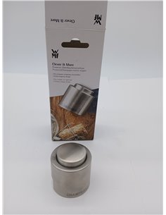 WMF Wine Champagne Bottle Stopper Polished Cromargan Stainless Steel 2