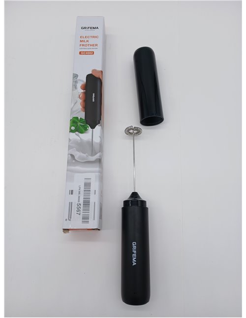 GRIFEMA Espumador de Leche USB Recargable Batidor de Leche Espuma electrico, 13000 RPM, Ergonómico, Fácil De Limpiar, Mini Batid