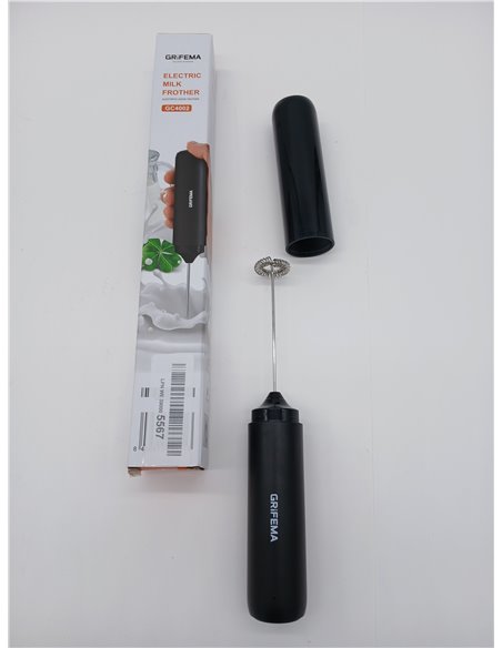 GRIFEMA Espumador de Leche USB Recargable Batidor de Leche Espuma electrico, 13000 RPM, Ergonómico, Fácil De Limpiar, Mini Batid