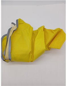 Impermeable para Perros, Chubasquero para Perros con Capucha con Agujero para Arnés, Tira Reflectante,Bolsillos para Perros pequ 2