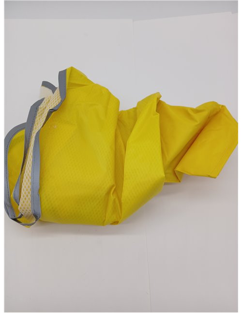 Impermeable para Perros, Chubasquero para Perros con Capucha con Agujero para Arnés, Tira Reflectante,Bolsillos para Perros pequ
