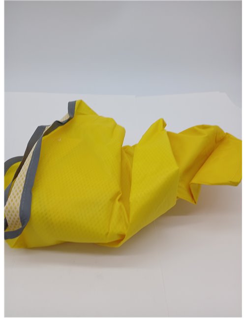 Impermeable para Perros, Chubasquero para Perros con Capucha con Agujero para Arnés, Tira Reflectante,Bolsillos para Perros pequ