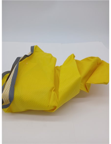 Impermeable para Perros, Chubasquero para Perros con Capucha con Agujero para Arnés, Tira Reflectante,Bolsillos para Perros pequ