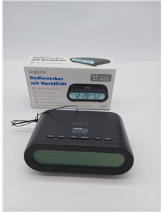 LogiLink SC0121 – Radio Despertador con indicador de Temperatura, Temporizador de sueño, Incluye Puerto USB para Cargar teléfono 2