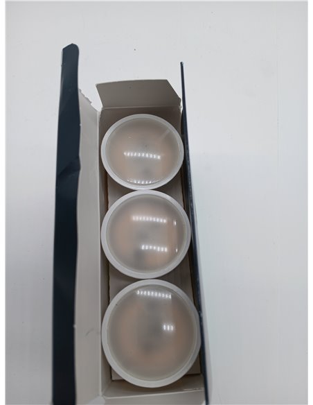 V-TAC 3x Bombillas LED GU10 - Alta Luminosidad 10W (Equivalente a 70W) - 1000 Lumen - Cubierta Satinada - Bombilla Máxima Eficie