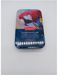 Derwent Chromaflow Estuche de 36 Lápices, Núcleo de 3.5mm y Gran Dureza, Textura Suave y Fácil de Mezclar, Ideal para Dibujar, P 2