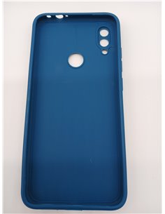 EASSGU Funda para Redmi Note 7 (6.3" Inches), Carcasa de Silicona Suave de TPU - Azul Zafiro 2
