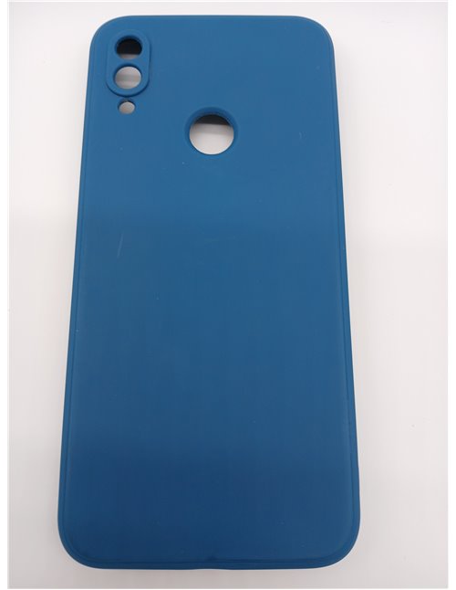 EASSGU Funda para Redmi Note 7 (6.3" Inches), Carcasa de Silicona Suave de TPU - Azul Zafiro