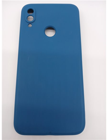 EASSGU Funda para Redmi Note 7 (6.3" Inches), Carcasa de Silicona Suave de TPU - Azul Zafiro