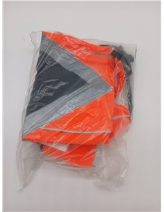 Chubasquero impermeable para perro, tiras reflectantes y abertura para correa – Chaqueta ligera y ajustable para razas medianas  2