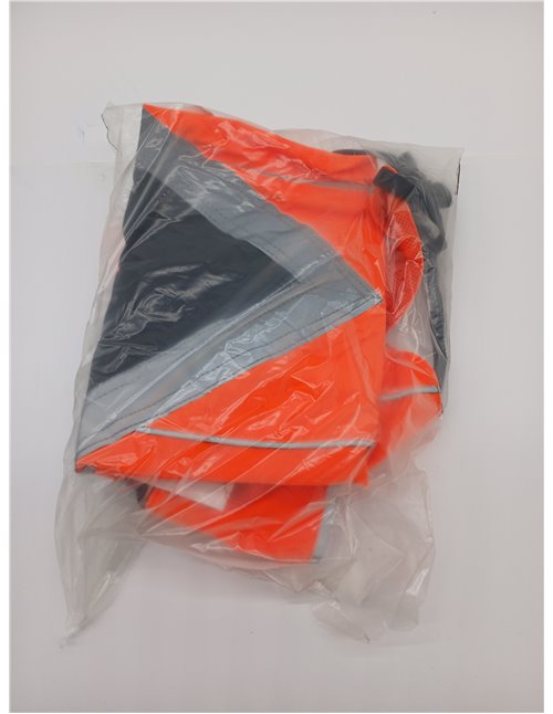 Chubasquero impermeable para perro, tiras reflectantes y abertura para correa – Chaqueta ligera y ajustable para razas medianas 