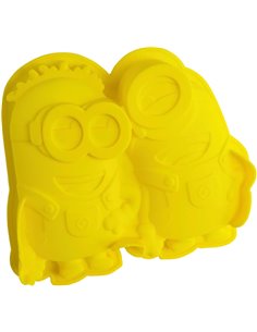 Molde de silicona Minions | Pasteles | Pasteles | Hornear | Postre | Cumpleaños | Dave | Stuart | Amistad | Amarillo | Resistent