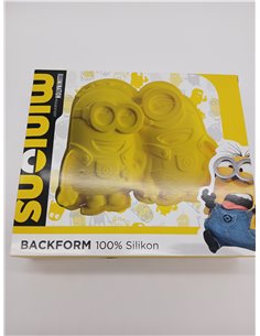 Molde de silicona Minions | Pasteles | Pasteles | Hornear | Postre | Cumpleaños | Dave | Stuart | Amistad | Amarillo | Resistent 2