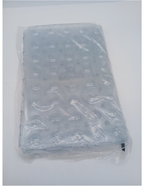 Non-Slip Shower Mat, Large Square Bath Mat, 70 x 70 cm with Suction Cups, Washable Antibacterial Bathtub Mat for Shower, Bathtub