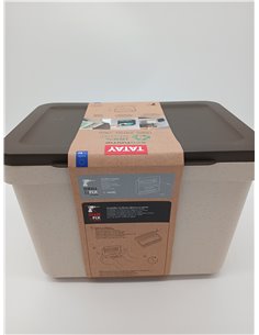 Tatay Smart Organic Bin 6L | Kitchen Waste Bin with Holder and Screws Included | Compact and Functional Design | 100% Recycled M 2