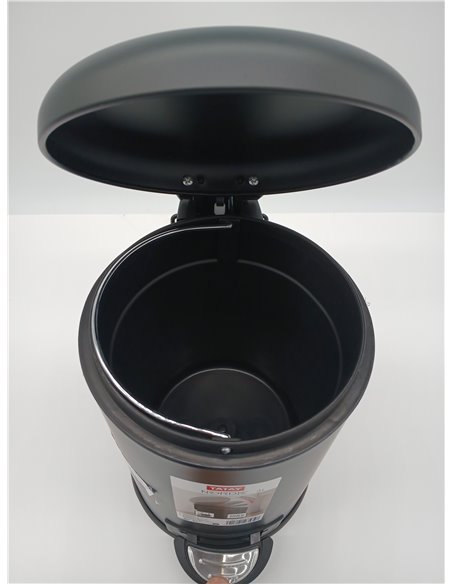 TATAY Papelera Baño Pedal 3L | Apertura Higiénica y Sin Contacto | Cierre Amortiguado y Silencioso | Interior Extraíble para Fác