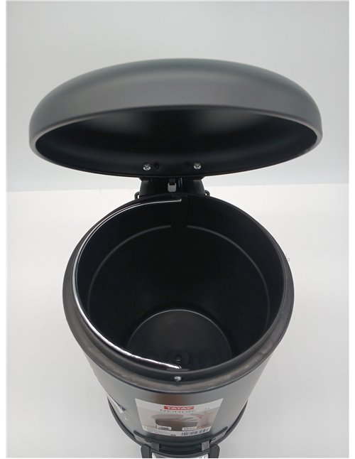 TATAY Papelera Baño Pedal 3L | Apertura Higiénica y Sin Contacto | Cierre Amortiguado y Silencioso | Interior Extraíble para Fác