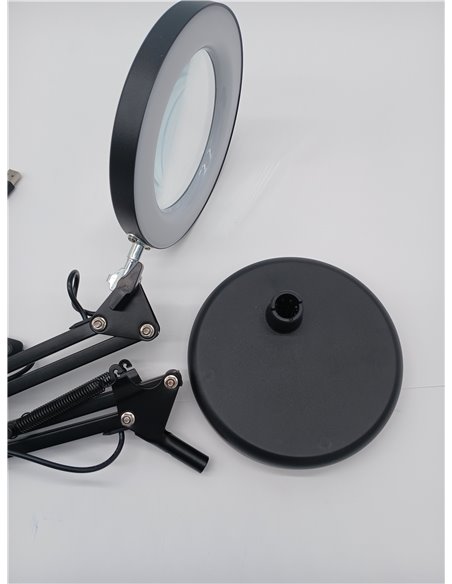 10× Magnifier with Light, 3 Color Modes, 72 LED Desk Lamp, Large Magnifying Glasses with Light, Magnifier with Light and Stand f