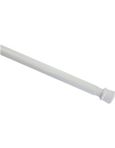 GARDINIA Barra de metal para cortinas, Extensible, Montaje sin tornillos ni taladros, Diámetro 23/26 mm, Longitud 60-100 cm cm, 