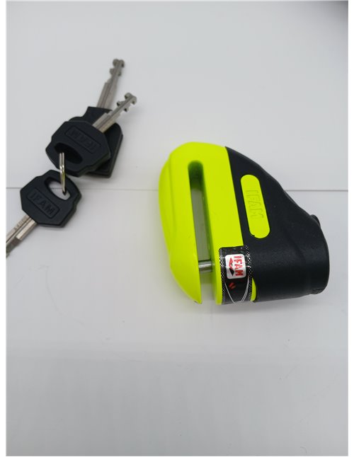 Candado de Bicicleta amarillo fluorescente
