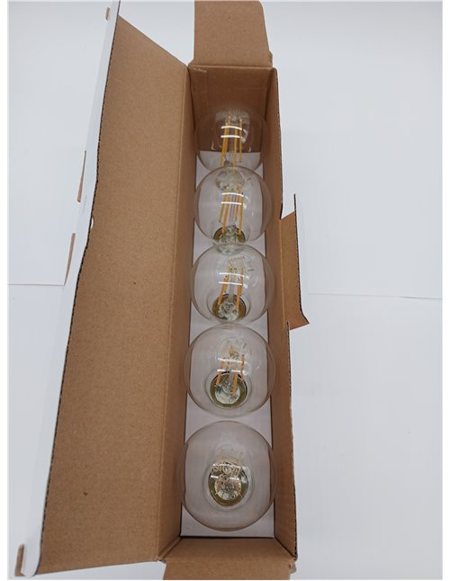 OSRAM LED Filament Lamp Base A60 Bulb Shape 7W 827, 2700K Warm White, E27, Clear, 806 lm, Shock and Vibration Resistant [Energy 