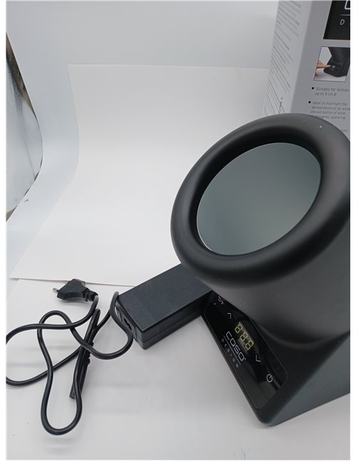 CASO VinoCase Enfriador para botella de vino, champán, etc., temperatura 5 – 18 °C, para botellas de hasta 9 cm de diámetro, fun