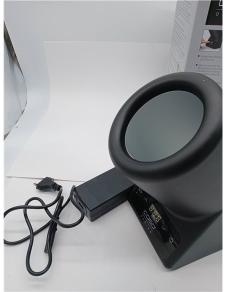 CASO VinoCase Enfriador para botella de vino, champán, etc., temperatura 5 – 18 °C, para botellas de hasta 9 cm de diámetro, fun