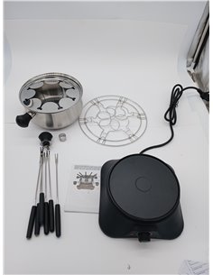 Tristar FO-1109 Olla eléctrica Multifuncional para Fondue de Queso, Chocolate o Aceite, Volumen 1.3 litros, 1400 W, Carcasa de A 2
