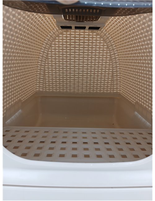 Curver - Inodoro para Gatos, Bandeja Sanitaria Cerrada, Compartimento Inferior extraíble para facilitar la Limpieza, Pala para A