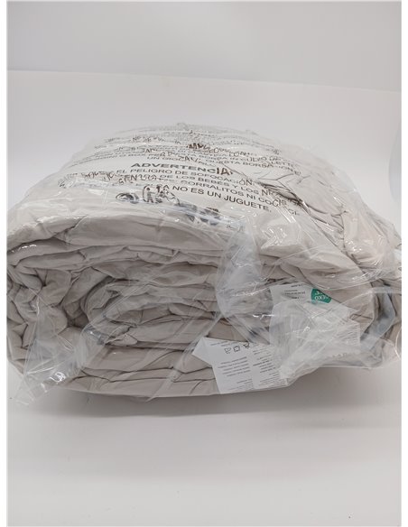 WAVVE Edredón Relleno Nórdico Cama 80 4 Estaciones - Bedding Edredón Reversible Doble 150+300 gr/m² de 135x200 cm Fibra Suave y 