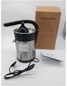 Cozary Electric Orange Squeezer, 2 Cones of Different Size, Stainless Steel Body and Filter, Continuous Pour with Lever, Dishwas 2