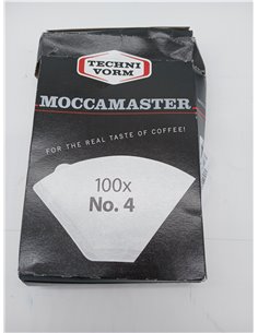 Moccamaster, Filtro de café, Papel de filtro Moccamaster no. 4, 100p 2