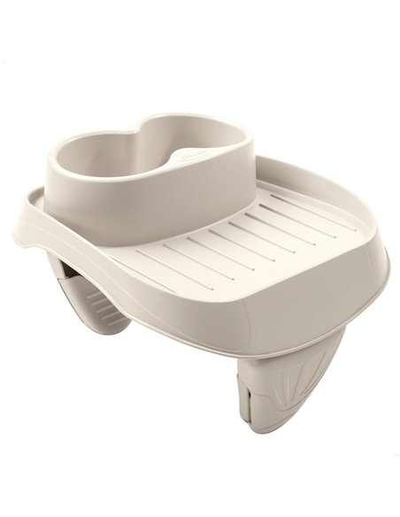 Intex 28520 - Bandeja para Bebidas SPA, Posavasos para SPA, con Luces LED, 2 Posavasos, 45x26x12 cm, Color Beige, Funciona con 2