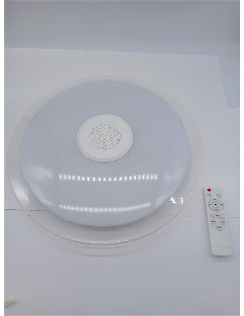 M Ledme - Plafón de Techo LED Magic Regulable de 25W, Temperatura y color de luz Personalizable RGB+CCT, Ángulo 180º, IP20, con 