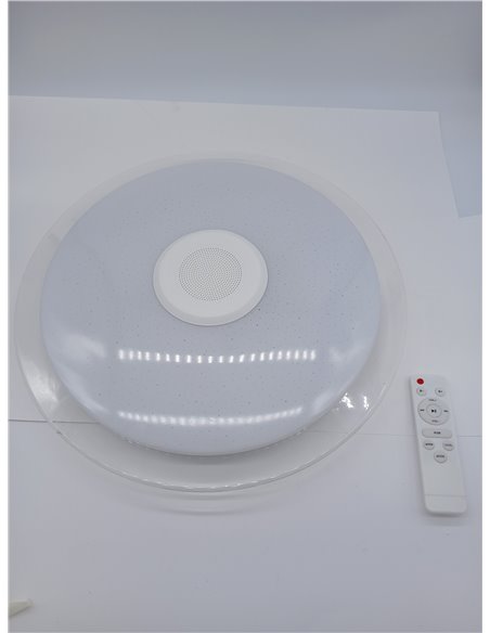 M Ledme - Plafón de Techo LED Magic Regulable de 25W, Temperatura y color de luz Personalizable RGB+CCT, Ángulo 180º, IP20, con 