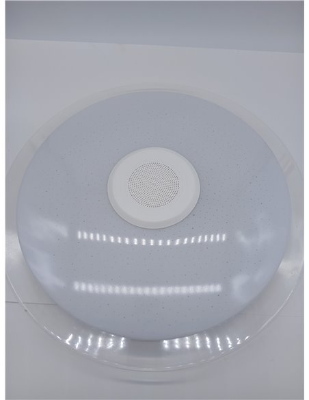 M Ledme - Plafón de Techo LED Magic Regulable de 25W, Temperatura y color de luz Personalizable RGB+CCT, Ángulo 180º, IP20, con 