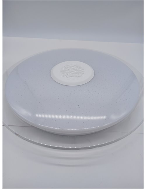M Ledme - Plafón de Techo LED Magic Regulable de 25W, Temperatura y color de luz Personalizable RGB+CCT, Ángulo 180º, IP20, con 