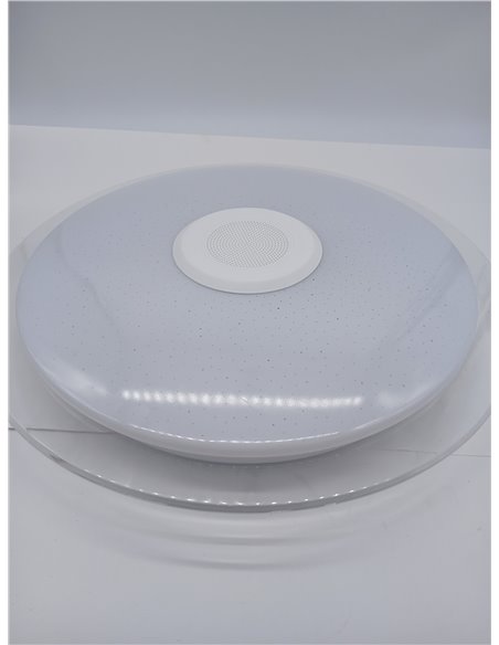 M Ledme - Plafón de Techo LED Magic Regulable de 25W, Temperatura y color de luz Personalizable RGB+CCT, Ángulo 180º, IP20, con 