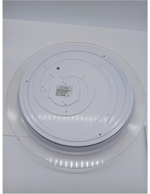 M Ledme - Plafón de Techo LED Magic Regulable de 25W, Temperatura y color de luz Personalizable RGB+CCT, Ángulo 180º, IP20, con 
