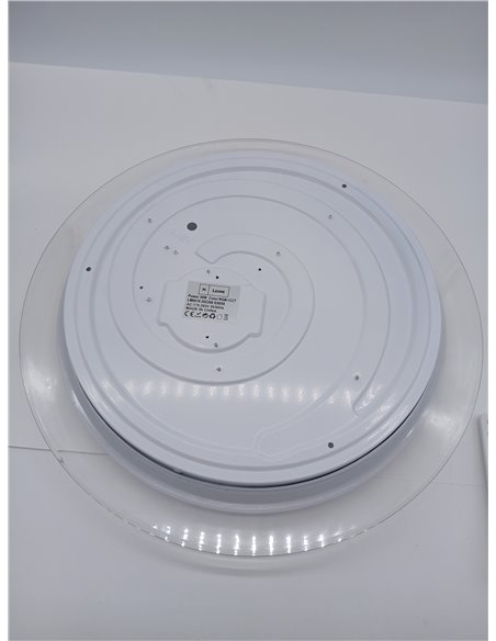M Ledme - Plafón de Techo LED Magic Regulable de 25W, Temperatura y color de luz Personalizable RGB+CCT, Ángulo 180º, IP20, con 